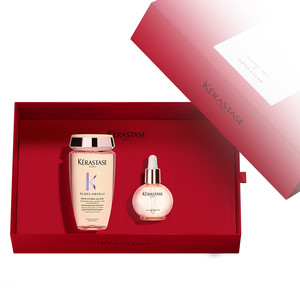 【官方正品】卡诗礼盒釉光玫瑰洗发水护发精油洗护套装礼物