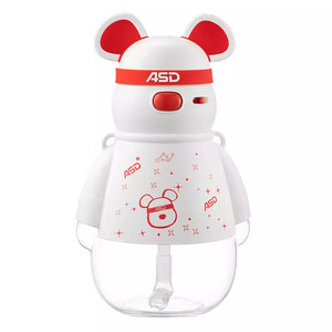爱仕达夏季水杯大容量儿童卡通可爱吸管杯女高颜值便携tritan杯子