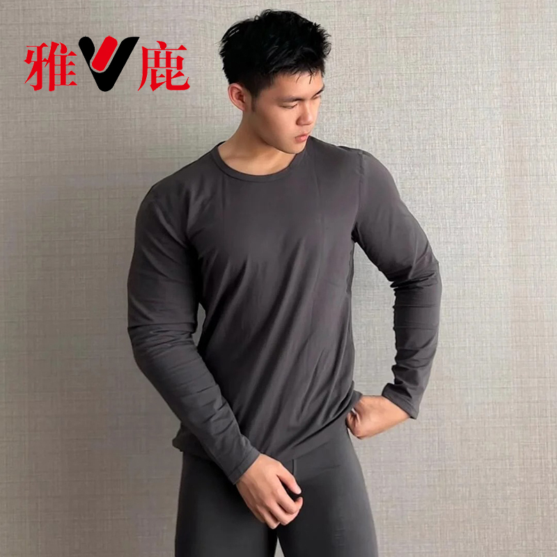 yaloo/雅鹿2025秋冬保暖内衣男女情侣套装居家舒适德绒内衣裤A12 39.9元