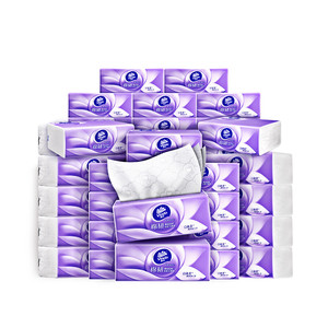 【进直播间】维达棉韧抽纸3层卫生纸巾实惠装餐巾纸面巾整箱家用