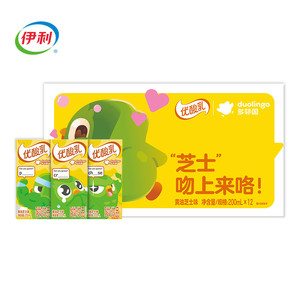 伊利优酸乳黄油芝士味200ml*12盒/箱chiikawa联名定制装