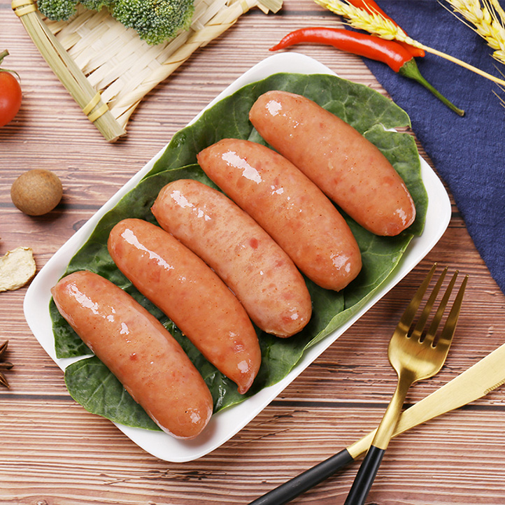 林饱饱黑胡椒烤肠火山石冷冻品空气炸锅食材香肠地道肠脆皮火腿肠