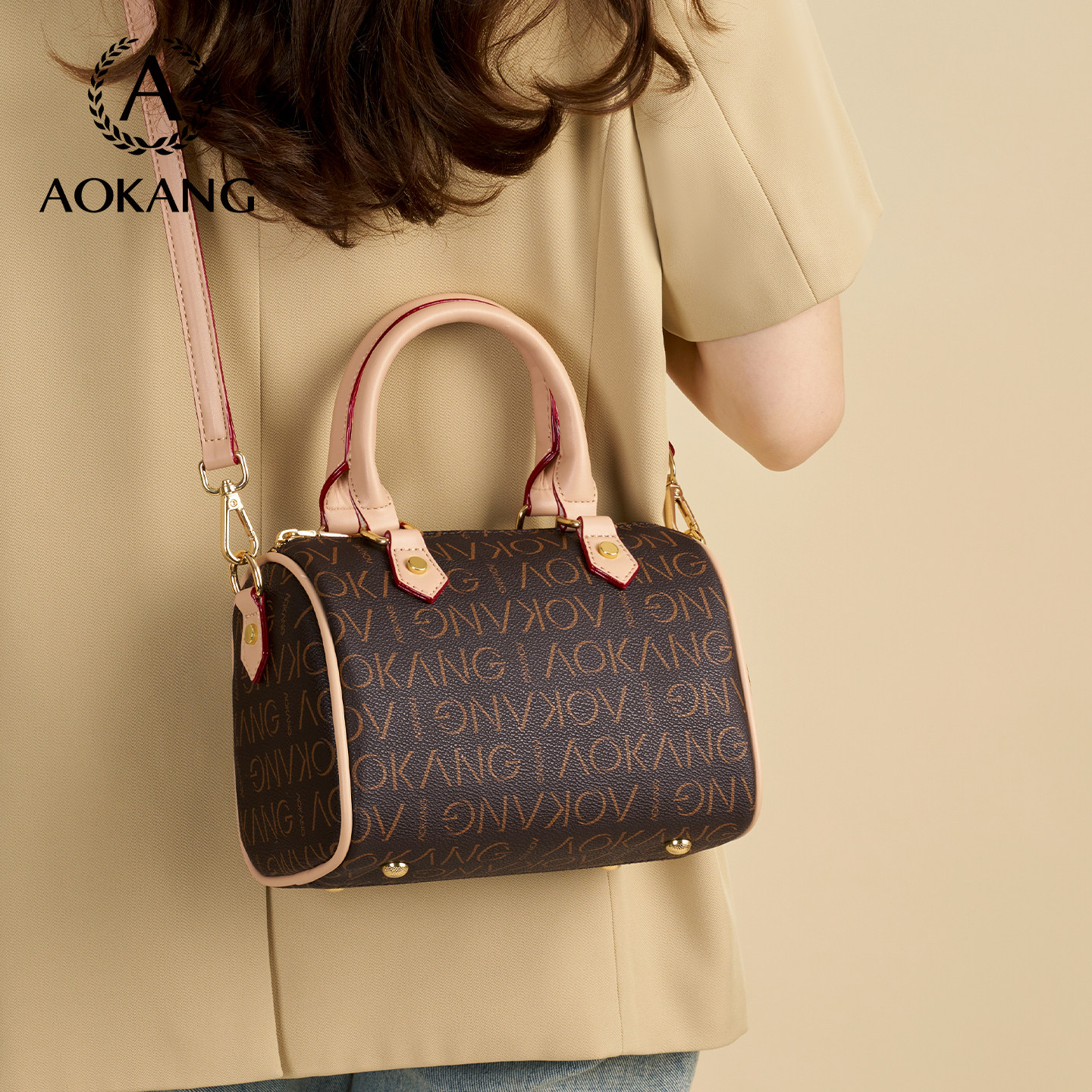 【圣诞礼物】奥康质感百搭托特包2025新款大容量时尚斜挎包C10 89元