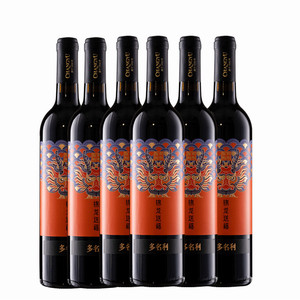 张裕 多名利龙年珍藏版半甜红酒葡萄酒官方旗舰店正品整箱