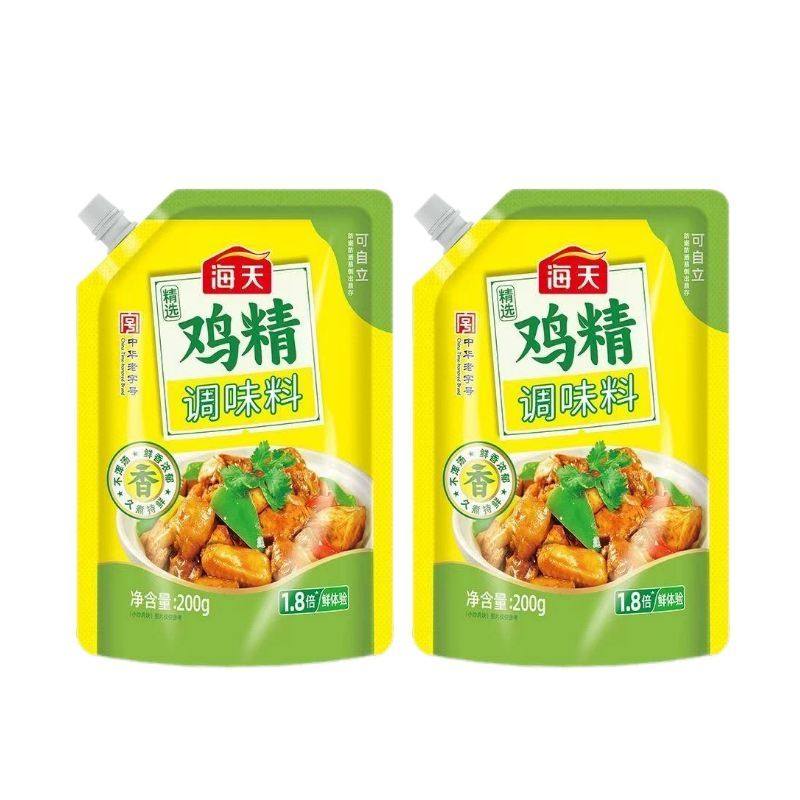 海天精选鸡精200g*2袋提鲜增味炒菜拌馅煮汤家用厨房调味品调料 7.9元