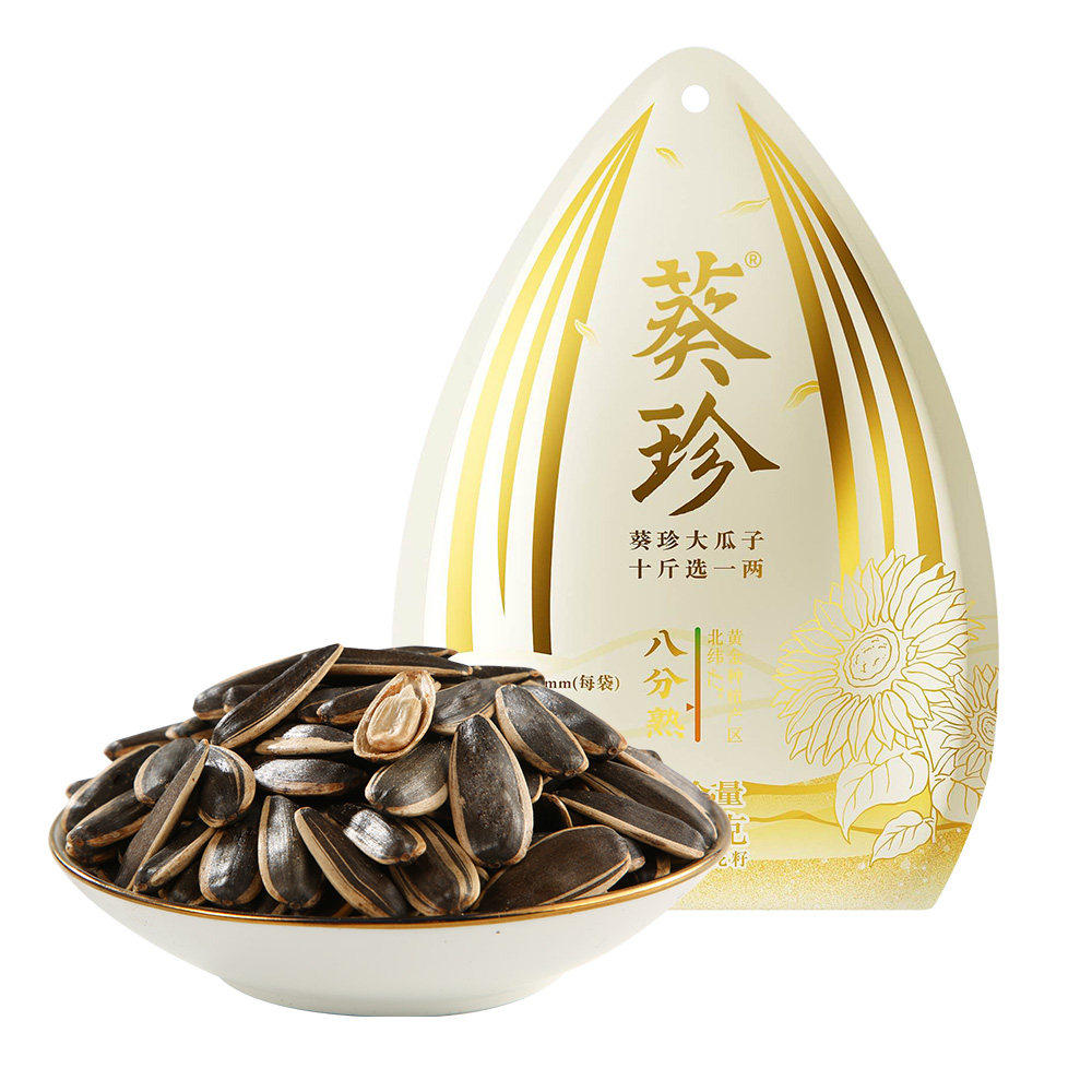 洽洽葵珍原味大瓜子196g袋装八分熟内蒙赤峰葵花籽炒货居家零食 25.9元