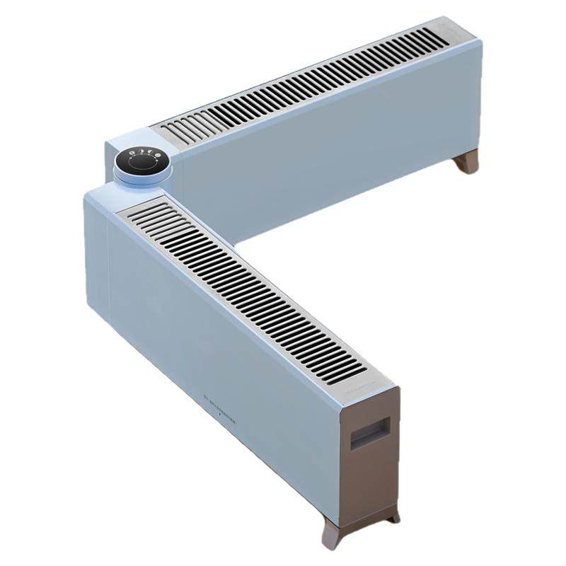 美的踢脚线取暖器家用折叠客厅电暖气卧室全屋大面积暖风机石墨烯 189元