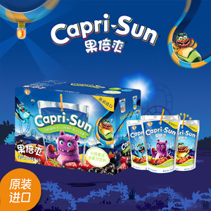 详情领优惠 果倍爽小怪兽200ml*6袋*2箱混合口味饮料儿童VC果汁