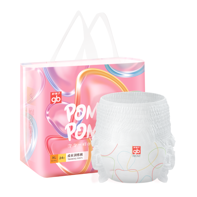 gb好孩子婴儿春夏尿裤透气拉拉裤宝宝成长训练裤新生儿透气尿不湿 81.9元
