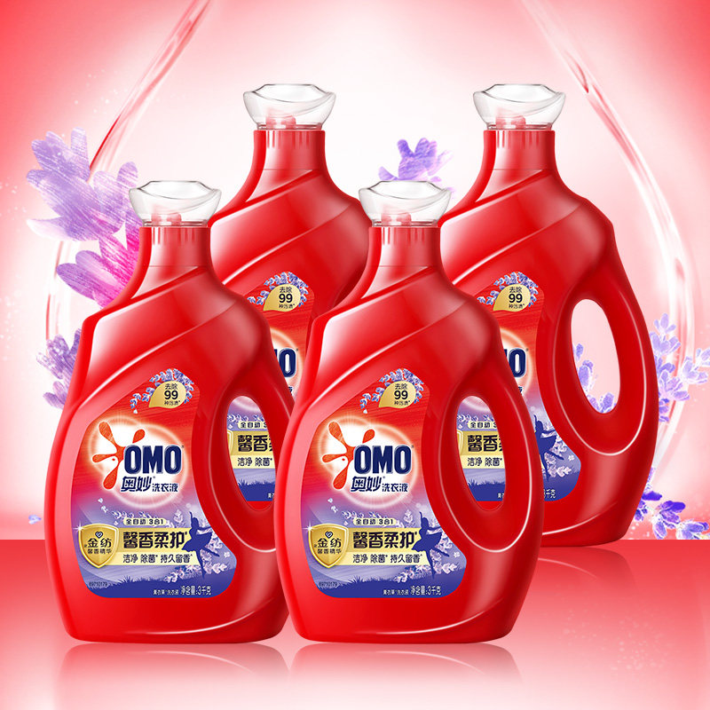 奥妙馨香柔护洗衣液酵素洁净抑菌留香家用囤货装官方旗舰店 125元