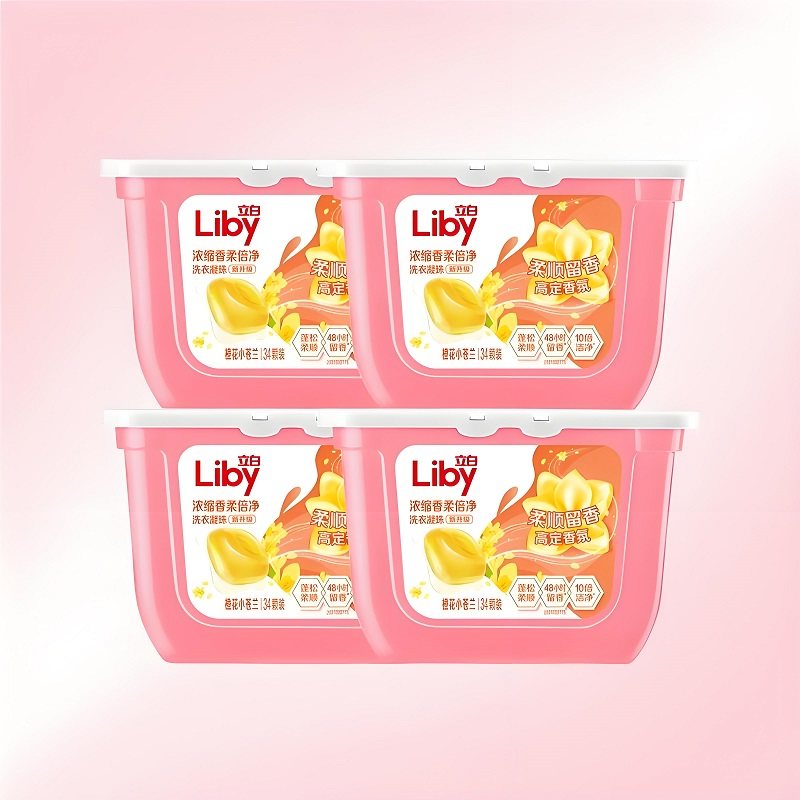 【淘秒下拉详情页享优惠】立白小苍兰香氛柔顺留香洗衣凝珠祛味 29.38元