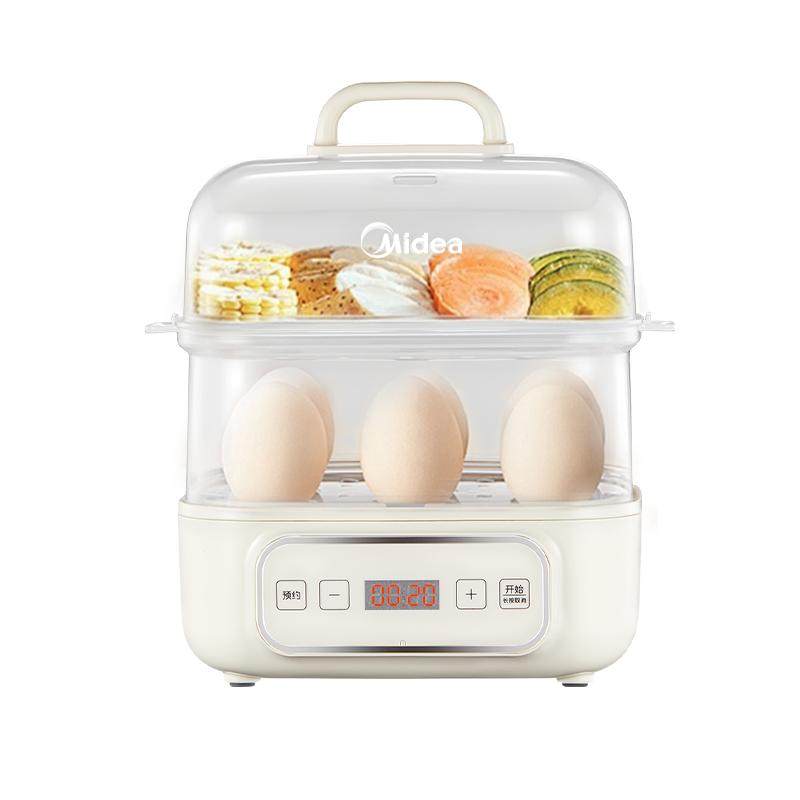 美的蒸蛋器可预约定时煮蛋器多功能蒸锅小型家用2025新款自动断电 81元