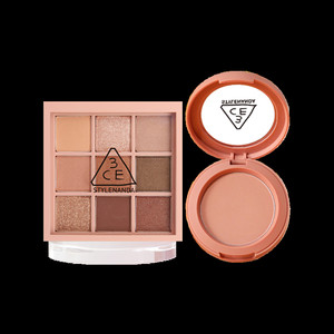 【彩妆送礼】3CE眼影腮红套装 新手九宫格哑光橘棕盘礼物