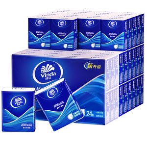 维达经典超韧手帕纸72包便携随身小包纸巾学生出行餐巾纸小包抽纸