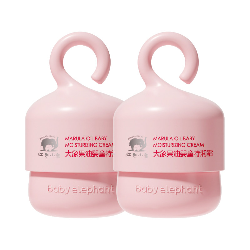红色小象大象果油婴童特润霜面霜秋季冬季新生儿宝宝滋润补水保湿 44元