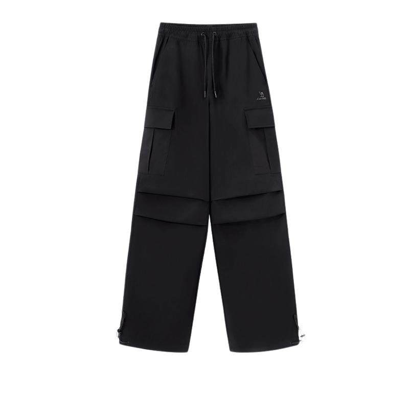 骆驼运动工装裤女2025春季梭织休闲女装长裤户外防泼水徒步登山裤 159元