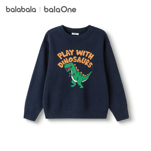 巴拉巴拉童装儿童毛衣男女童2025新款冬装宝宝休闲百搭针织衫上衣