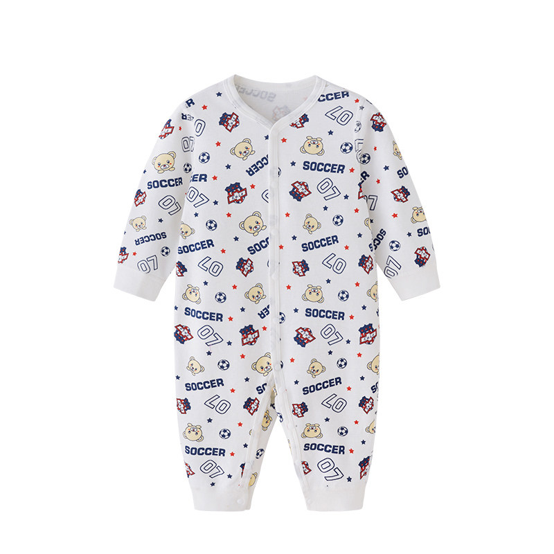 新生儿宝宝纯棉连体衣婴儿睡衣哈衣爬服家居服内穿打底备产男女童 39.9元