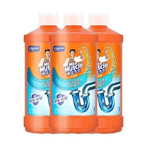 威猛先生管道疏通剂下水道疏通剂除臭剂强力溶解油污毛发防止堵塞