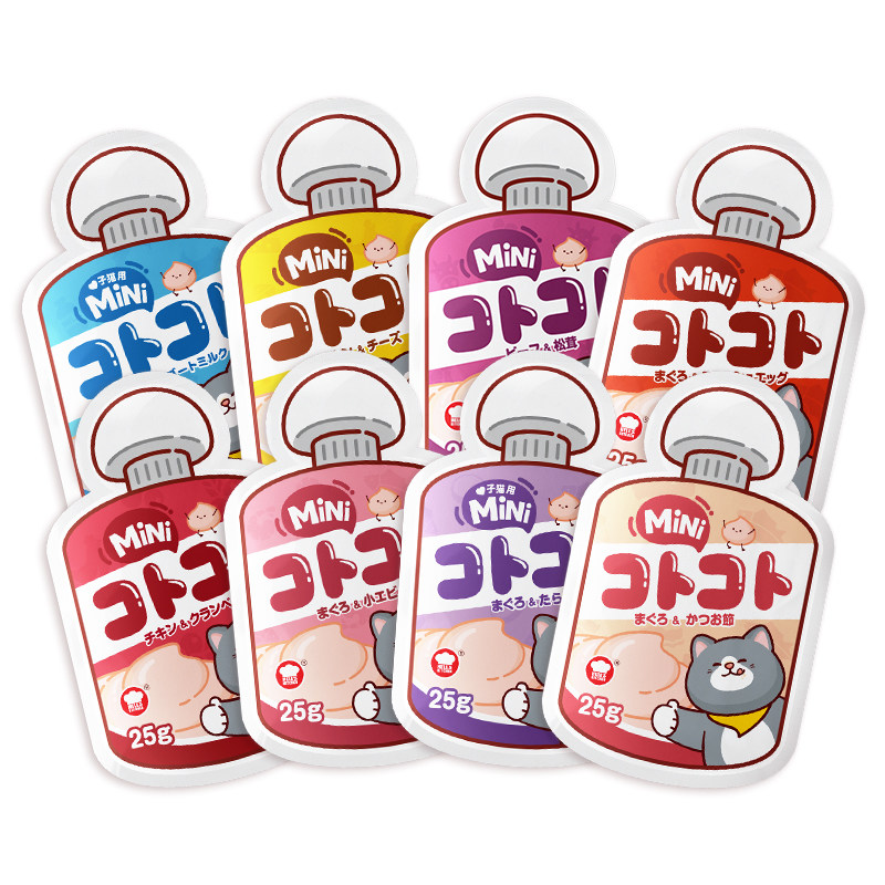 地狱厨房经典系列mini咕噜酱猫条幼猫成猫咪零食营养补水餐包 14.3元