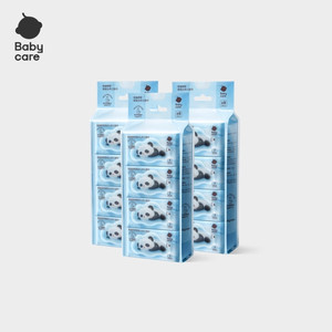 【详情领专属优惠】babycare熊猫湿纸巾婴儿便携手口专用宝宝7抽