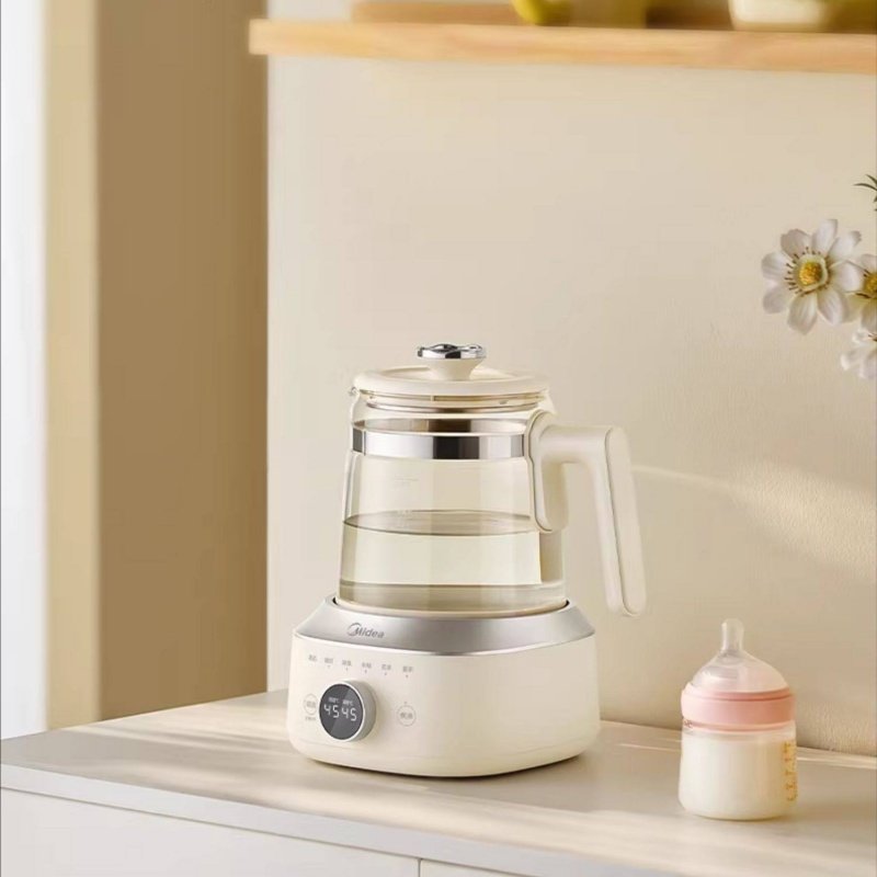 美的调奶器全玻璃恒温壶婴儿专用烧水热水壶家用调冲泡奶养生壶 247元