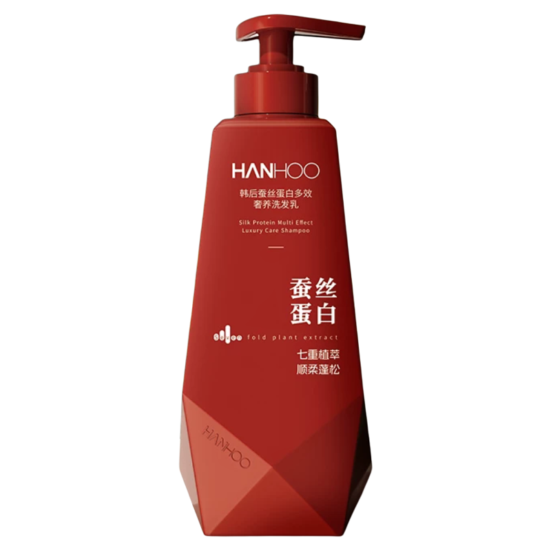 HANHOO韩后茶多酚蚕丝蛋白多效奢养洗发水防断去屑蓬松柔顺洗发乳 19.9元