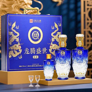 C001白水杜康龙腾盛世纯粮固态52度白酒浓香型礼盒臻臻日善臻藏