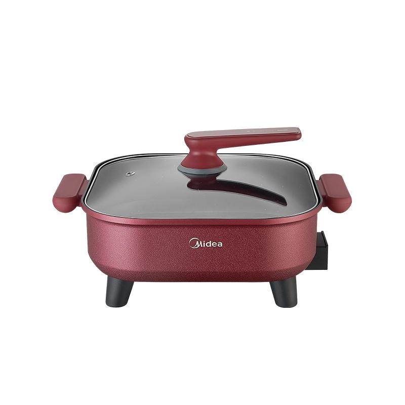 美的电火锅电锅家用多功能料理一体式电煮锅电炒锅电热火锅专用锅 99元