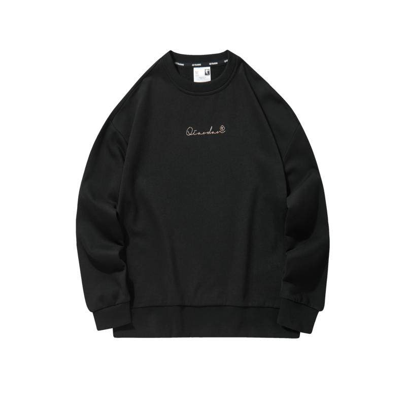 乔丹运动卫衣女冬季新款女士休闲透气透气宽松圆领加绒保暖上衣潮 74元