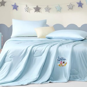 富安娜夏凉被凉感空调被子A类可水洗夏季薄被芯幼儿园儿童空调被