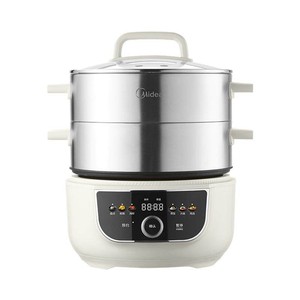 美的电蒸锅家用多功能三层大容量不锈钢电蒸箱蒸煮炖多功能一体锅