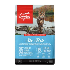 Orijen渴望猫粮成猫幼猫六种鱼猫粮1.8kg全价鱼肉最近效期26/7/30