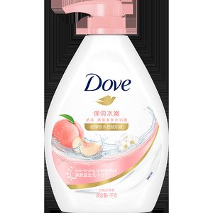 【下拉享补贴】多芬桃悦水透沐浴露白桃果香保湿补水夏季