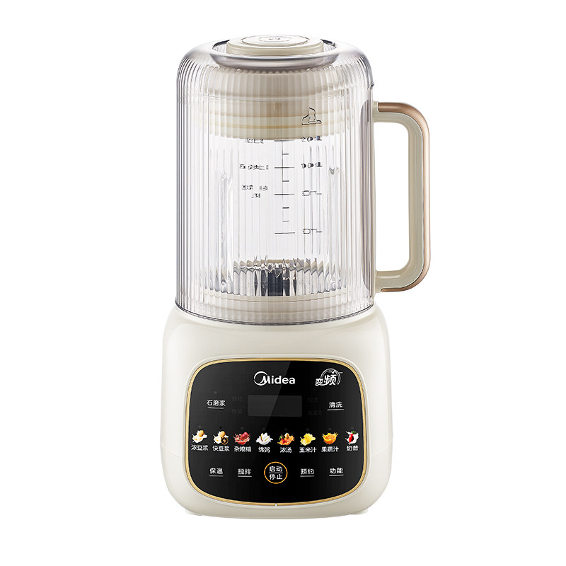 美的破壁机家用轻音全自动免滤豆浆机多功能机智能预约榨汁料理机 469元