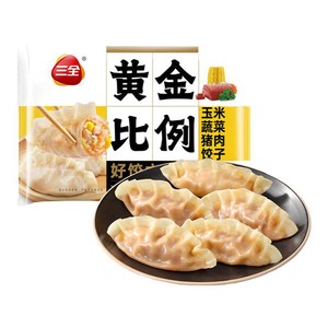 【百亿补贴】三全水饺猪肉白菜牛肉大葱饺蒸饺速冻煎饺子早餐速食