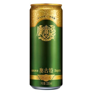 青岛啤酒 青岛奥古特330ml*6听大麦酿造高端包邮