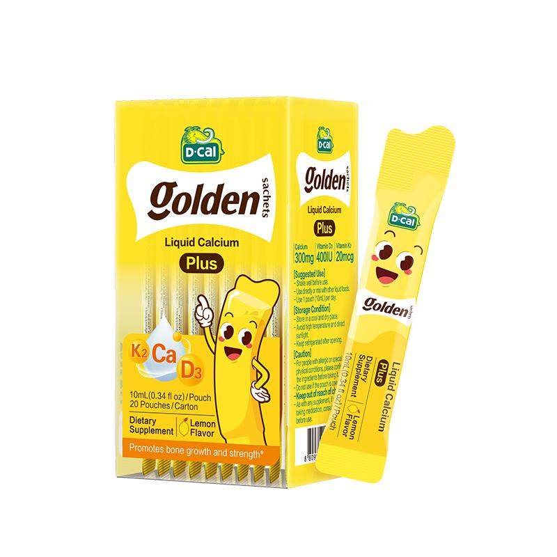 迪巧小黄条液体钙plus儿童成长钙片青少年补钙维生素d3k2官方正品 191.63元