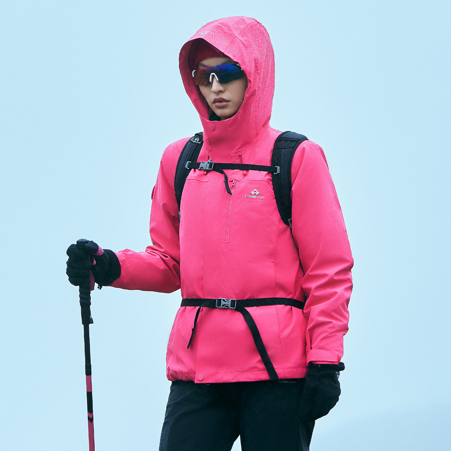 明星同款【青鸟冲锋衣】拓路者徒步三合一外套男款防风防水冲锋衣 341.1元