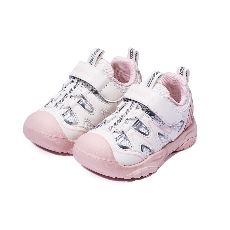 巴布豆步态鞋女童童鞋冬季新款加绒户外儿童二棉鞋学步鞋宝宝鞋子 89元