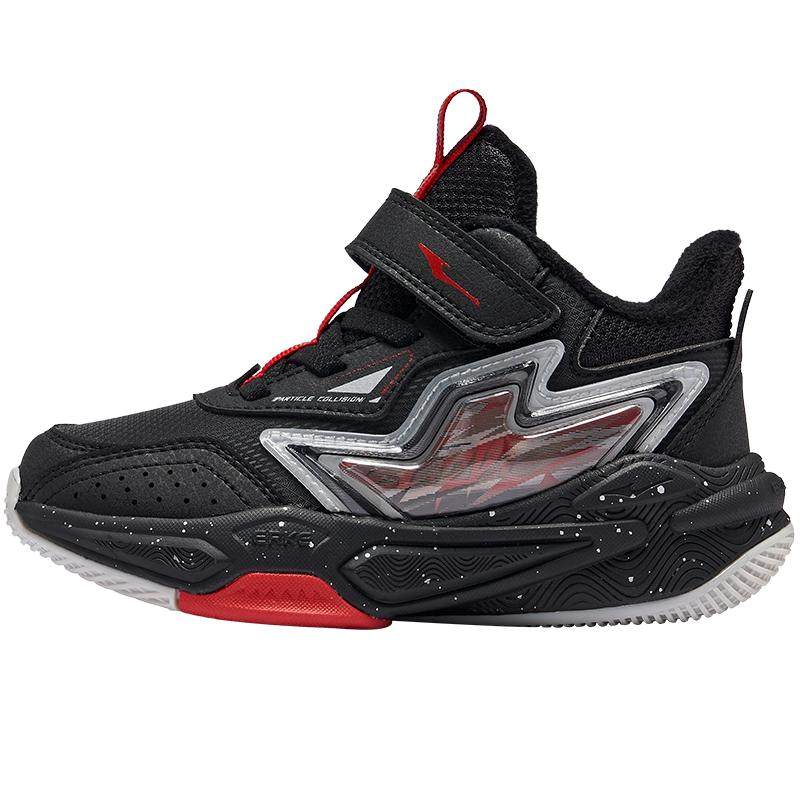 星剑鸿星尔克童鞋二棉鞋小童冬鞋加绒新款运动鞋男童加厚篮球鞋 69元