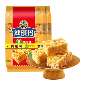 【下拉领优惠】徐福记糕点鸡蛋味香酥沙琪玛营养早餐零食下午茶