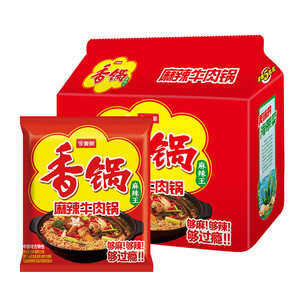 今麦郎麻辣香锅方便面速食多口味免煮劲道泡面含海带丝整箱方便面