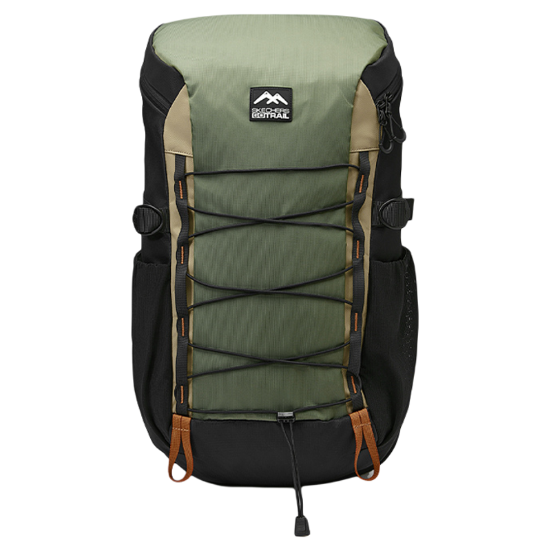 斯凯奇岚霖户外包男女同款29L双肩包防雨大容量桶式登山徒步背包