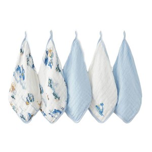 babycare婴儿口水巾新生儿用品纱布方巾儿童宝宝纯棉洗脸毛巾