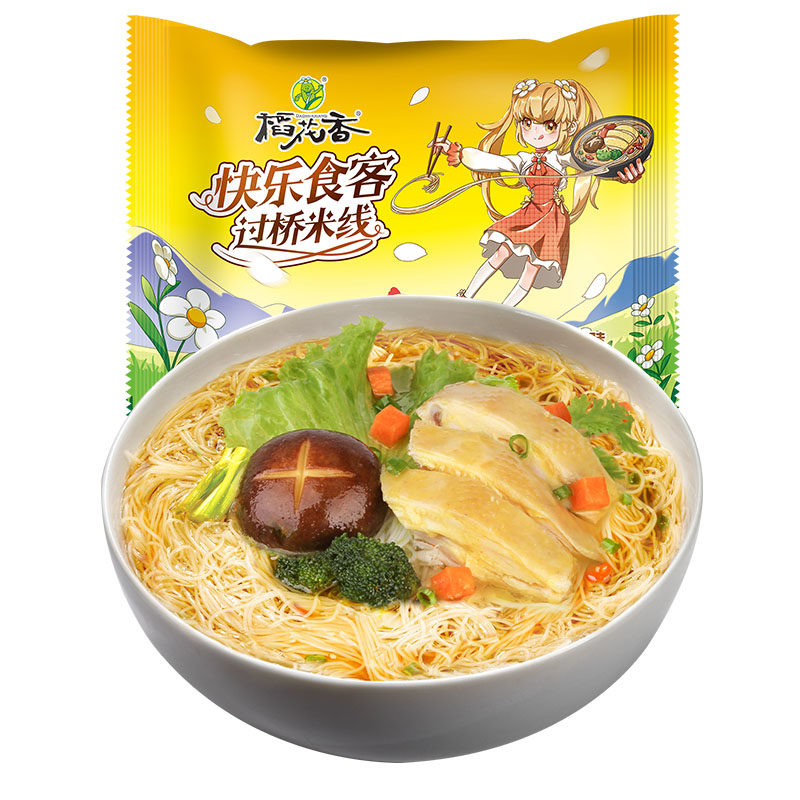 稻花香过桥米线方便米粉丝酸辣粉老母鸡炖汤味冲泡方便面泡面袋装 19.9元