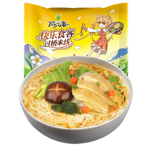 稻花香过桥米线方便米粉丝酸辣粉老母鸡炖汤味冲泡方便面泡面袋装