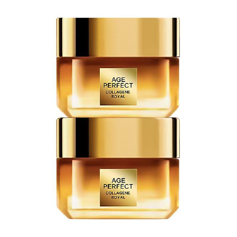 欧莱雅小蜜罐花蜜胶原面霜抗皱紧致保湿女30ml*2滋润版 78.9元