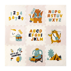 babycare宝宝爬爬垫拼接加厚家用婴儿无甲醛客厅爬行垫儿童地垫