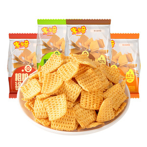 【秒杀】米多奇粗粮锅巴零食小吃膨化食品办公室花椒香辣味45g